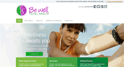 Desktop Screenshot of bewelltotalhealth.com