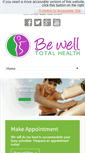 Mobile Screenshot of bewelltotalhealth.com